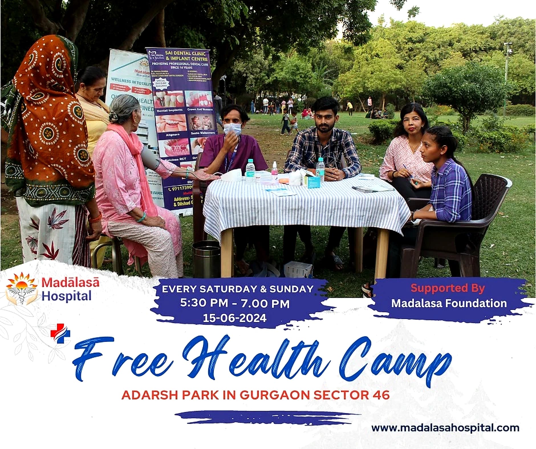 Free Health Camp 2024 — field moment 1