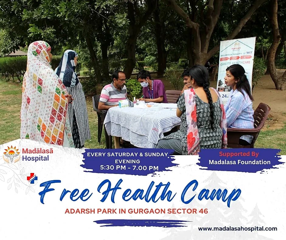 Madālasā Foundation free health camp providing medical care in the community