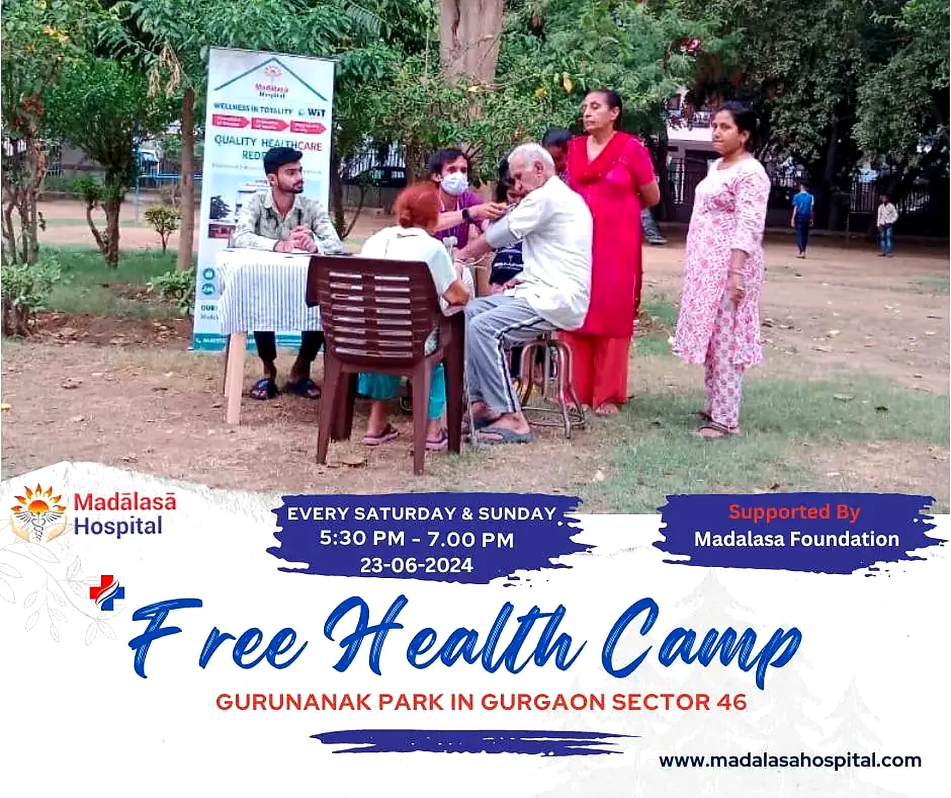 Free Health Camp 2024 — field moment 1