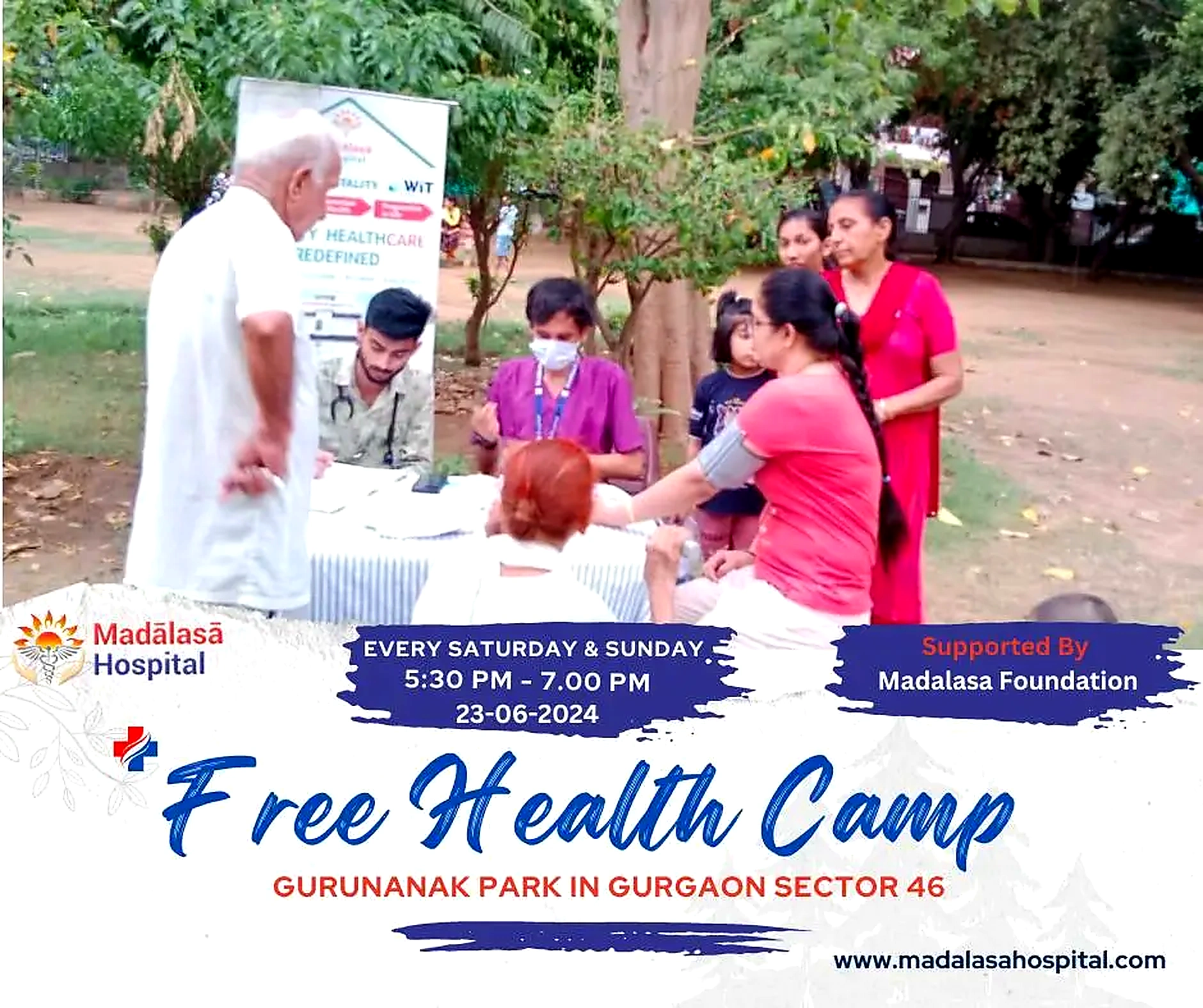Madalasa Foundation free health camp bringing healthcare to local communities