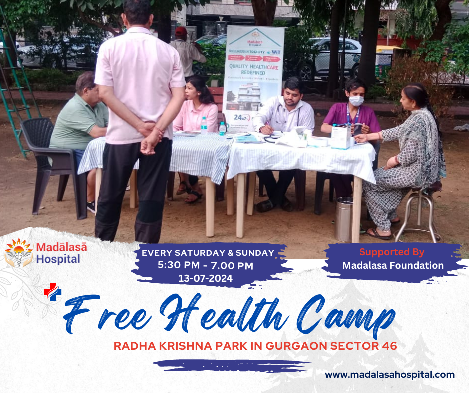 Recap of Madalasa Hospital’s Health Camp at Radha Krishna Park in Sector 46 Gurgaon