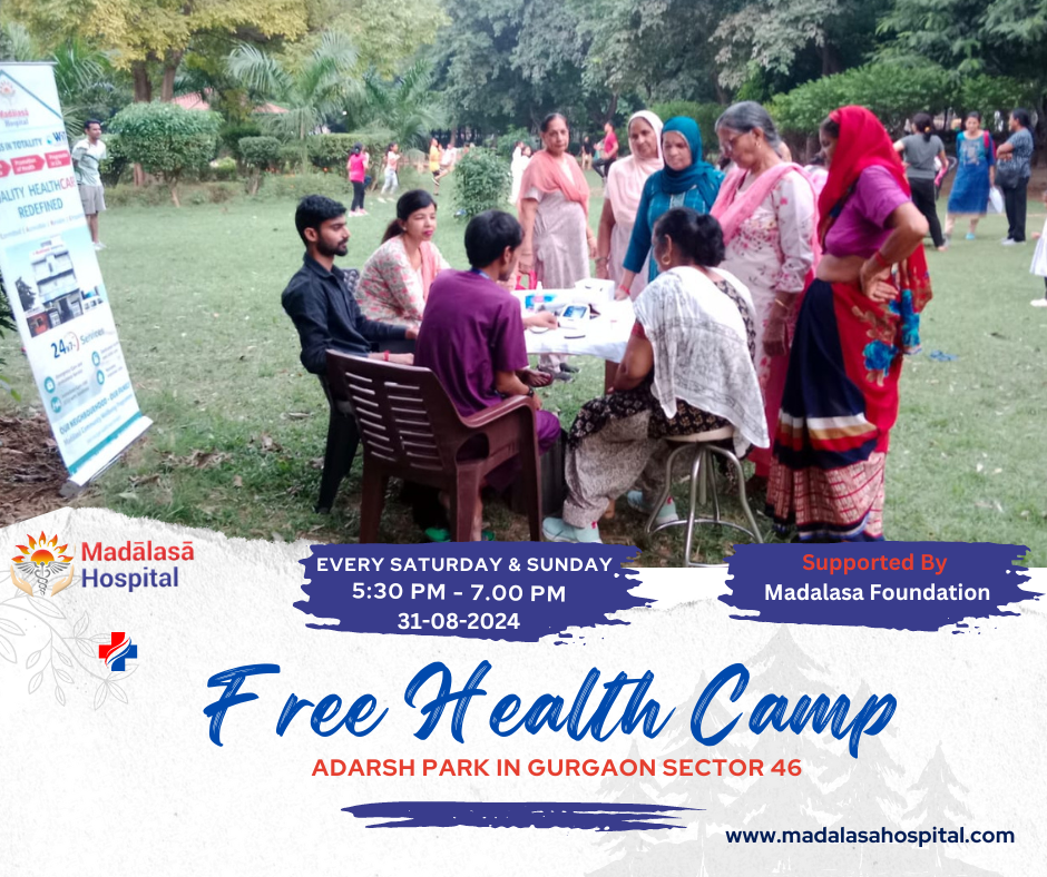 Successful Free Health Camp at Adarsh Park